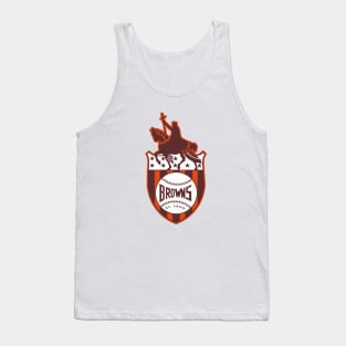 Historic St Louis Browns Baseball 1901 Tank Top